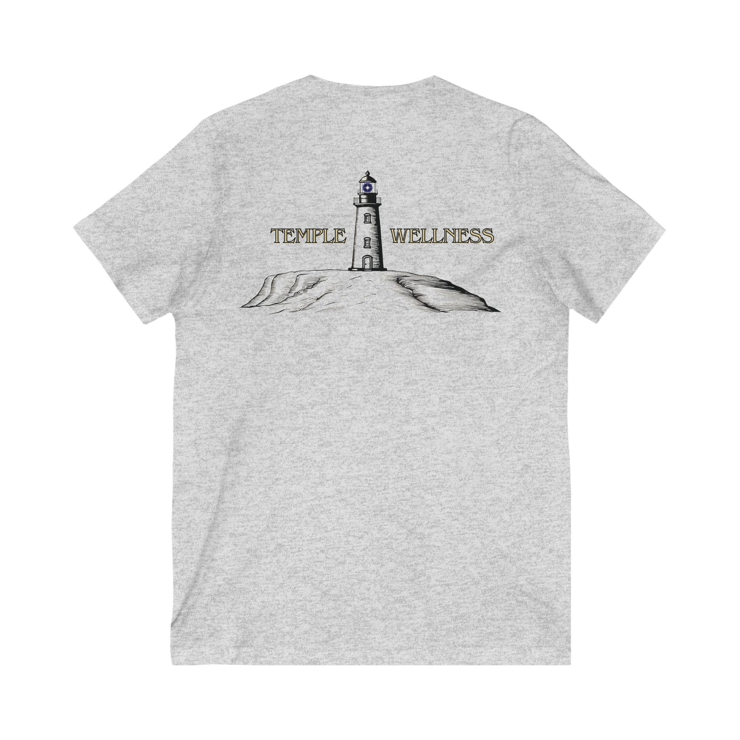 Unisex Jersey Short Sleeve V-Neck Tee