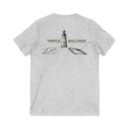 Unisex Jersey Short Sleeve V-Neck Tee