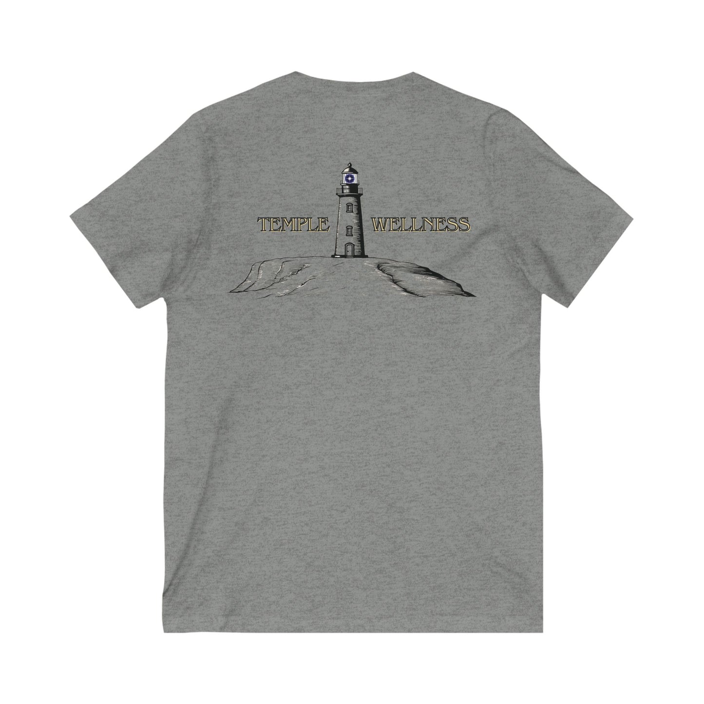 Unisex Jersey Short Sleeve V-Neck Tee