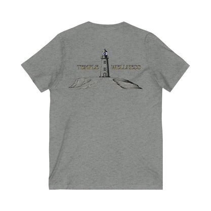 Unisex Jersey Short Sleeve V-Neck Tee