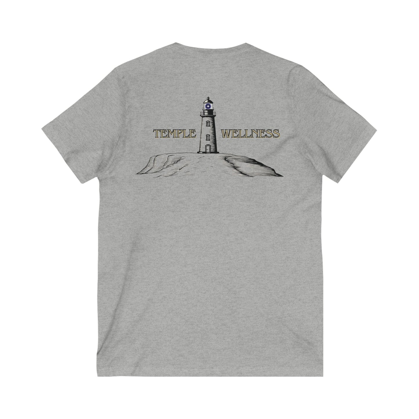 Unisex Jersey Short Sleeve V-Neck Tee