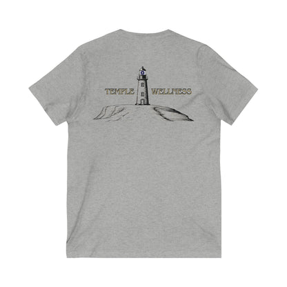 Unisex Jersey Short Sleeve V-Neck Tee