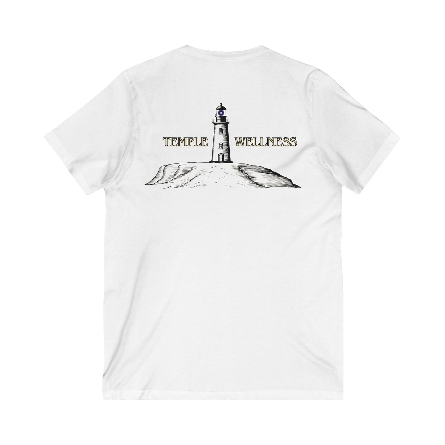 Unisex Jersey Short Sleeve V-Neck Tee