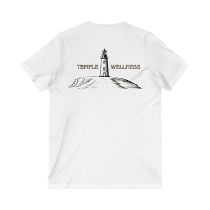 Unisex Jersey Short Sleeve V-Neck Tee